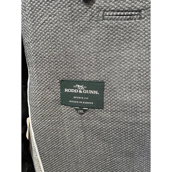 Rodd & Gunn Officina Marlane Wool Blend Sports Fit Blazer Gray (size: XXL) - Picture 9 of 12